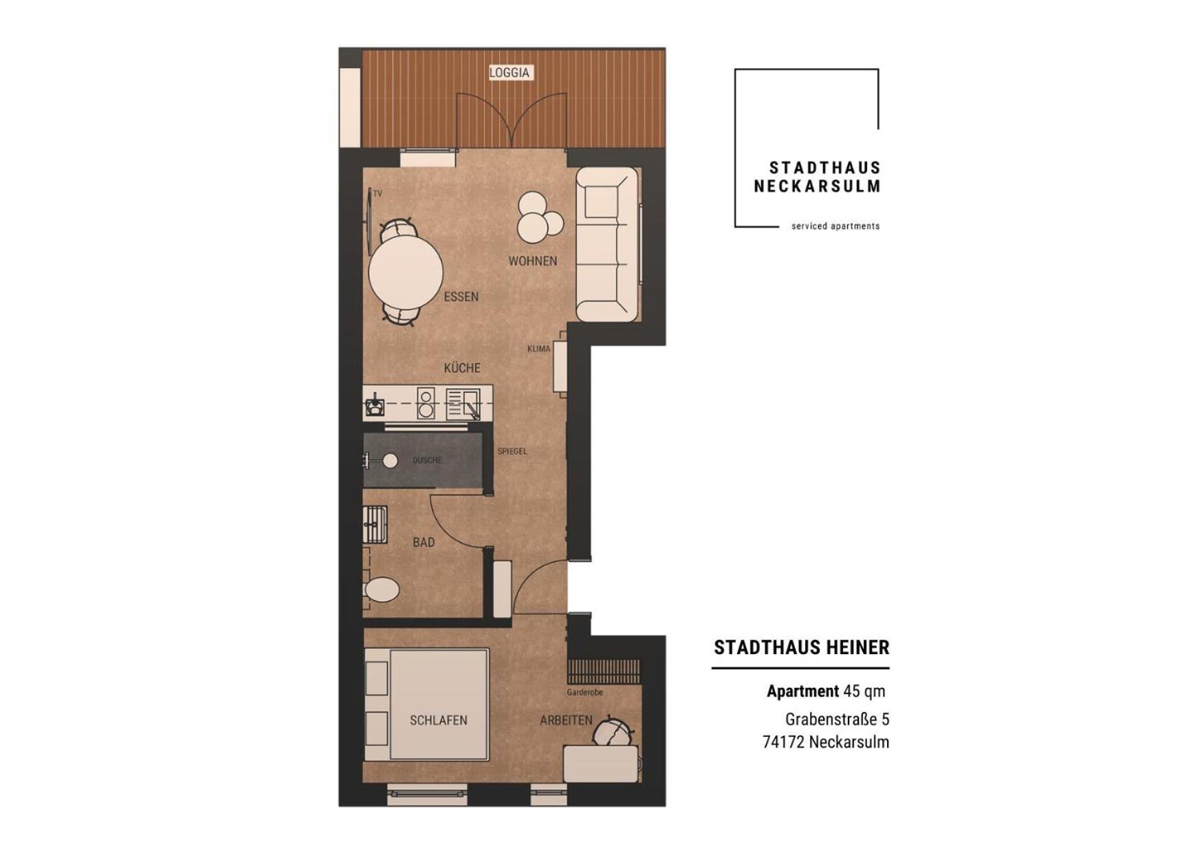 Stadthaus Neckarsulm Serviced Apartments - Stadthaus Heiner Esterno foto